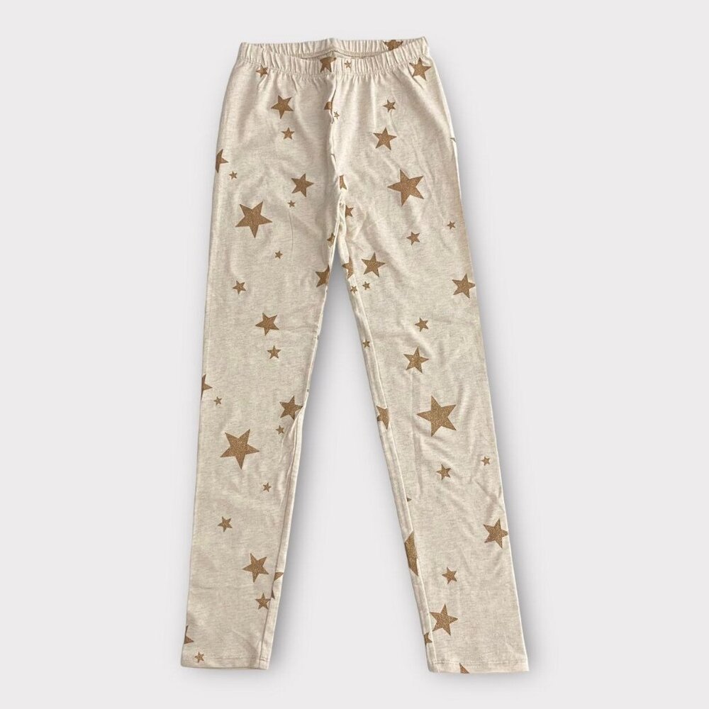 Gap Oatmeal Gold Star Leggings